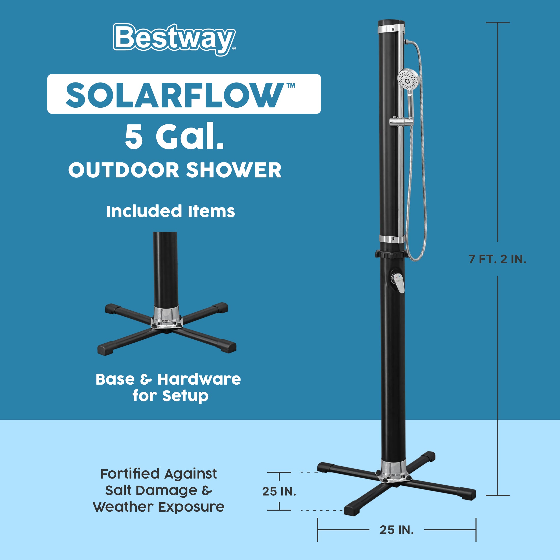 Bestway SolarFlow 5.2 Gal. Outdoor Shower