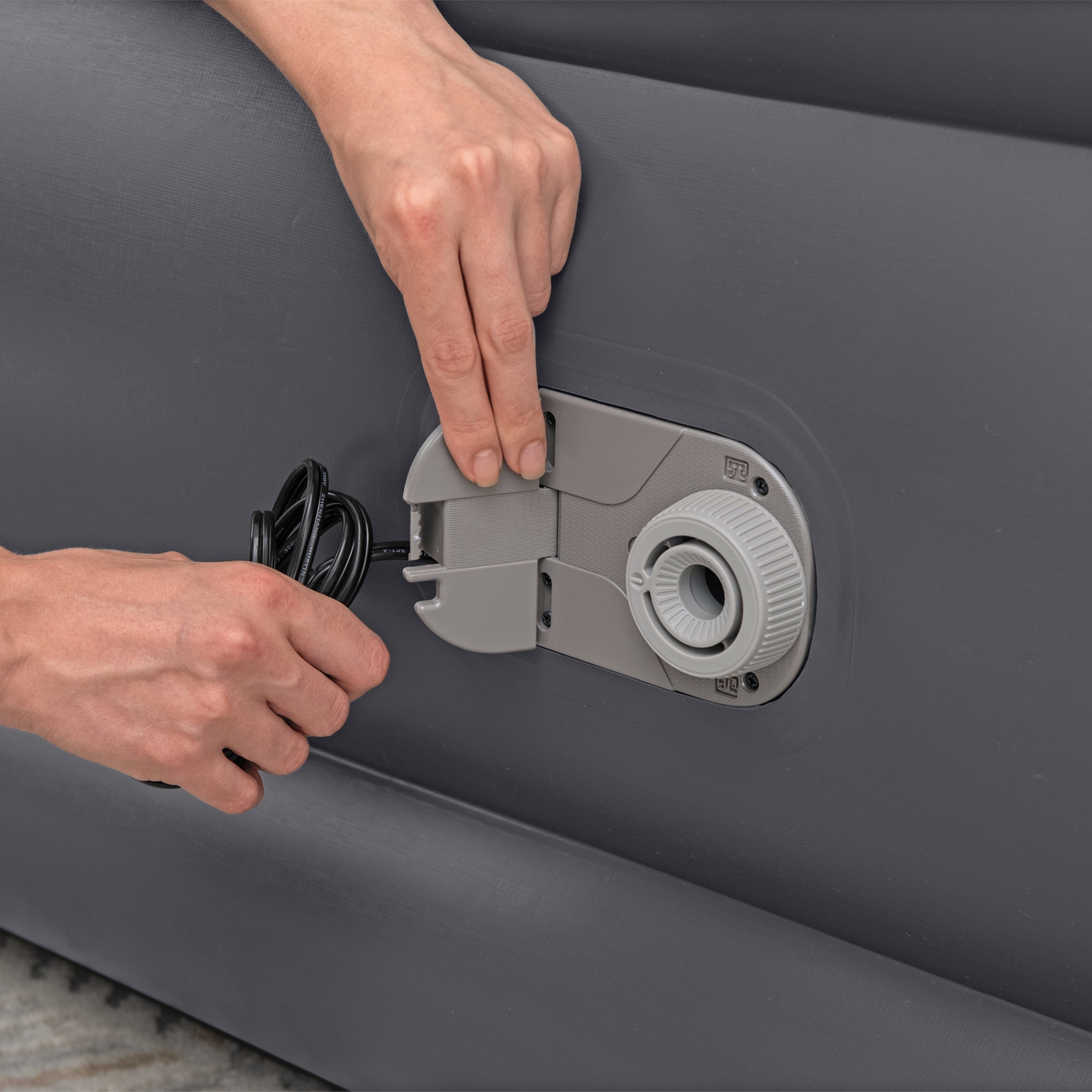 Coleman Tritech Air Mattress Full 22” with Built-in AC Pump