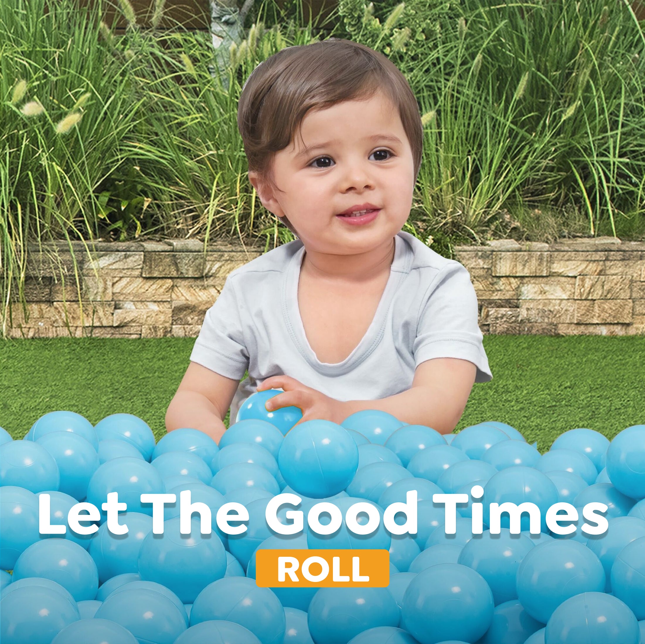 Bestway 250 Play Balls, Light Blue