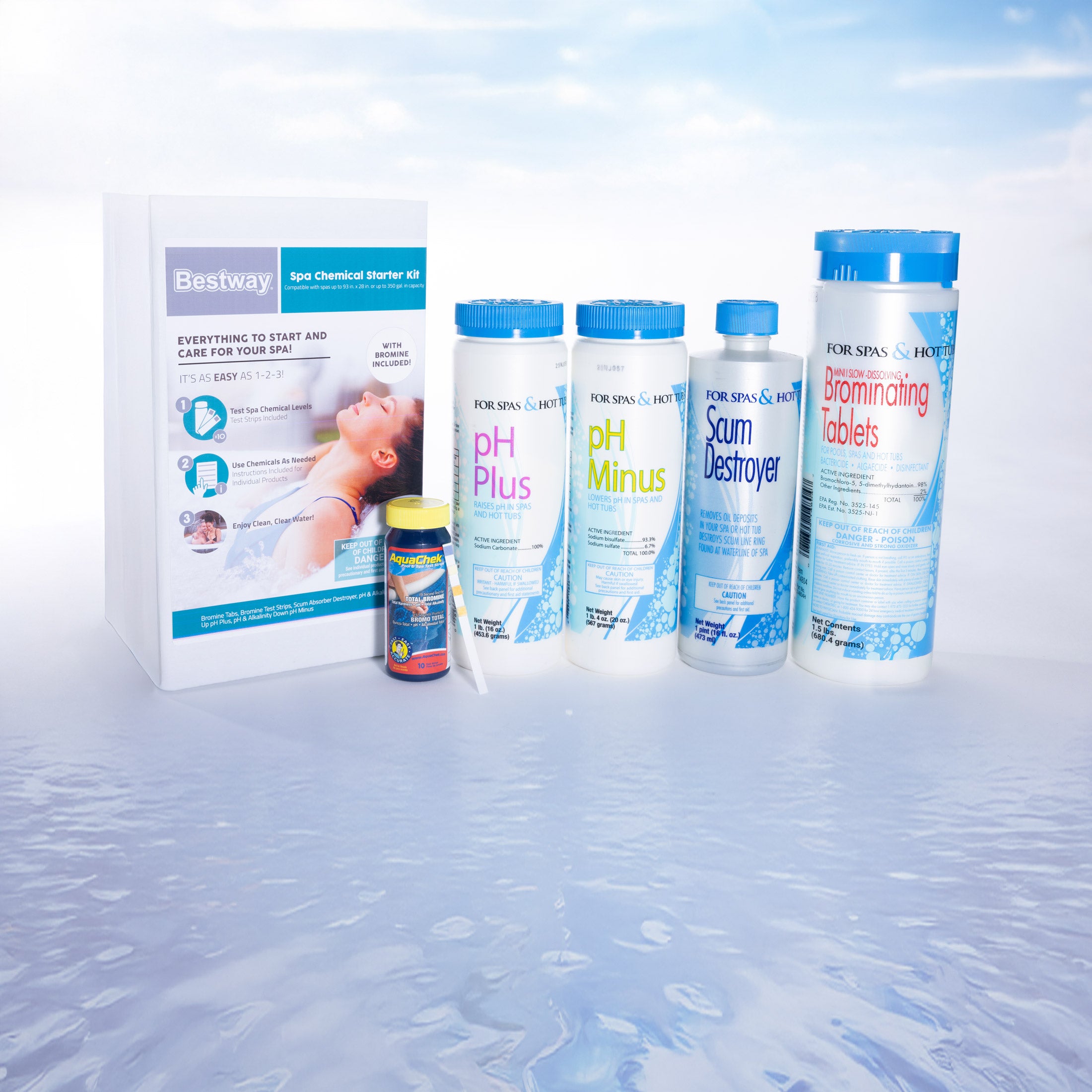 Bestway Hot Tub Chemical Starter Kit - Thumbnail 4
