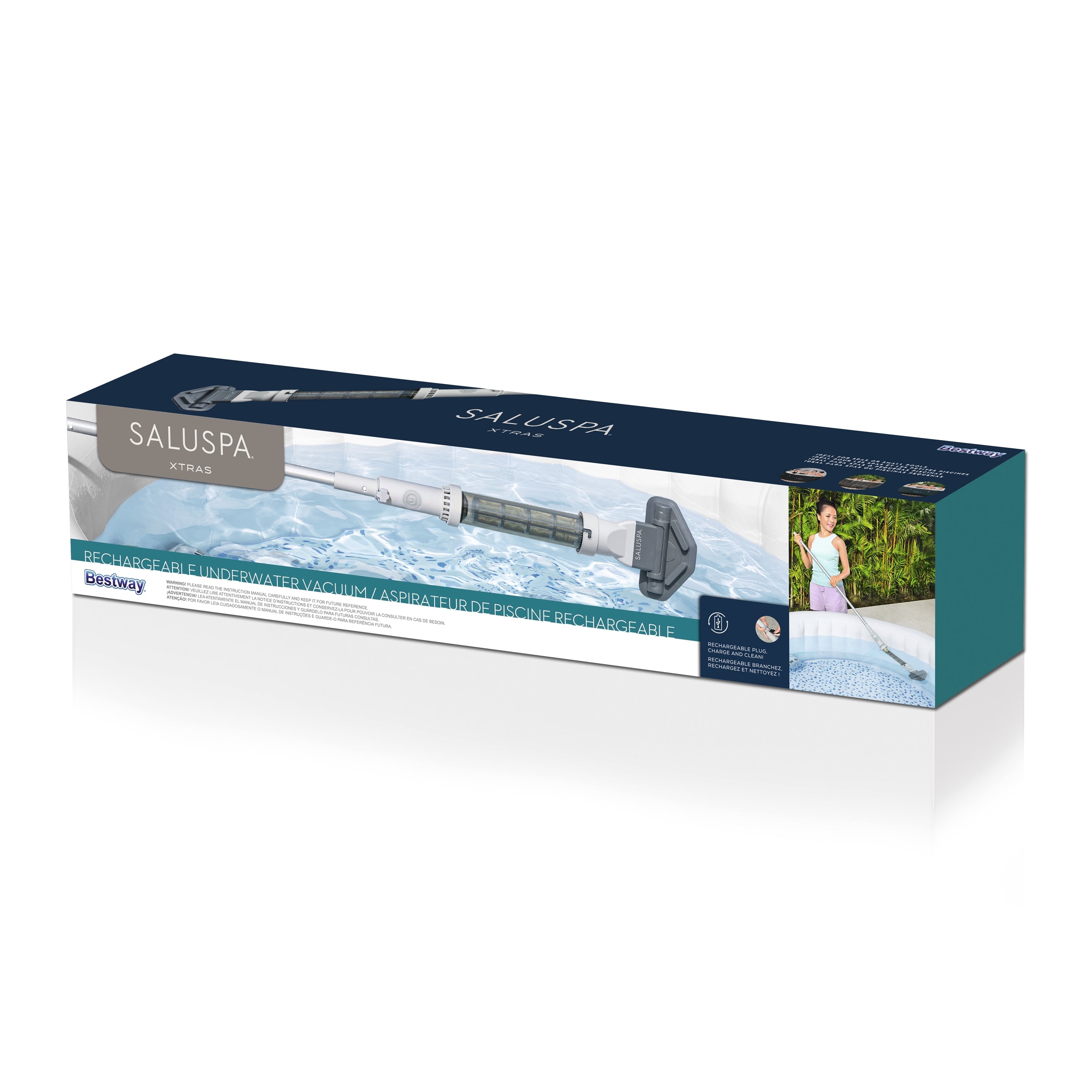 Aspirateur sous-marin sans fil rechargeable SaluSpa