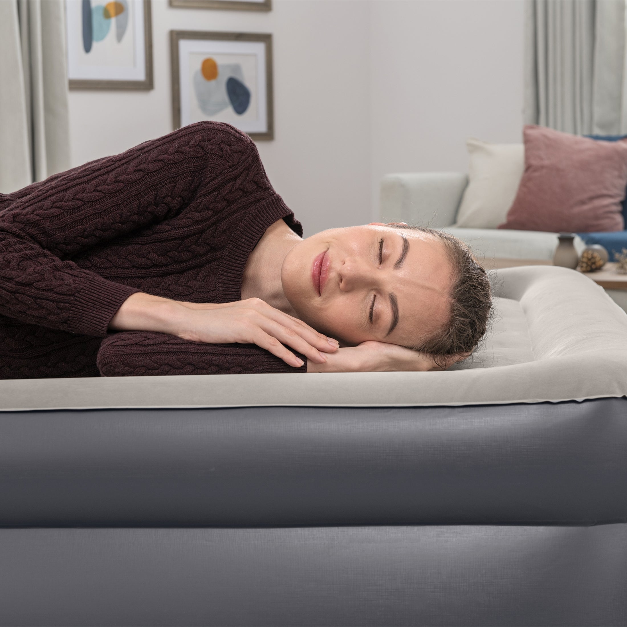 Coleman Tritech Air Mattress Full 22” with Built-in AC Pump