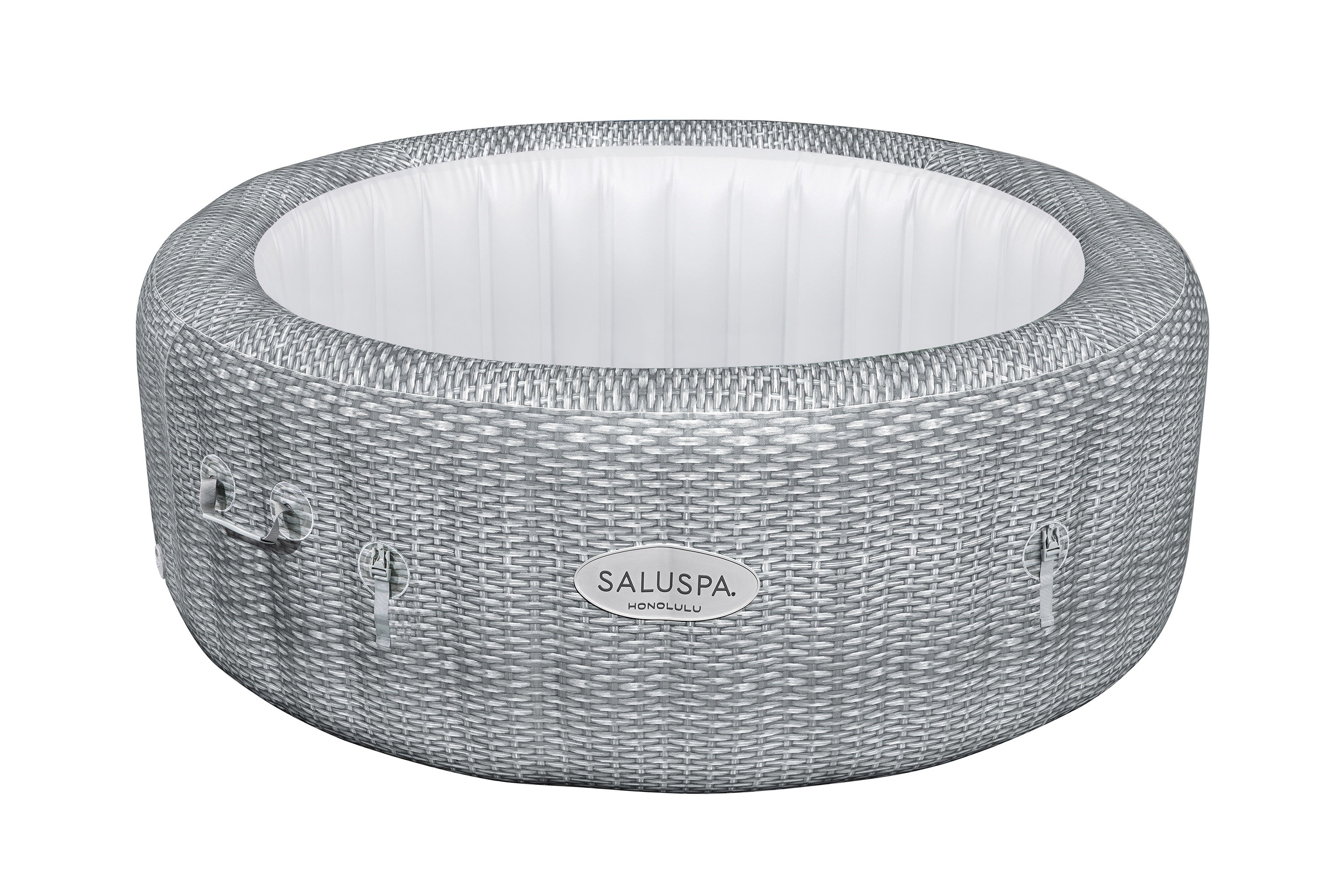 SaluSpa 77" x 28" Honolulu AirJet Hot Tub Liner Replacement, Gray Wicker