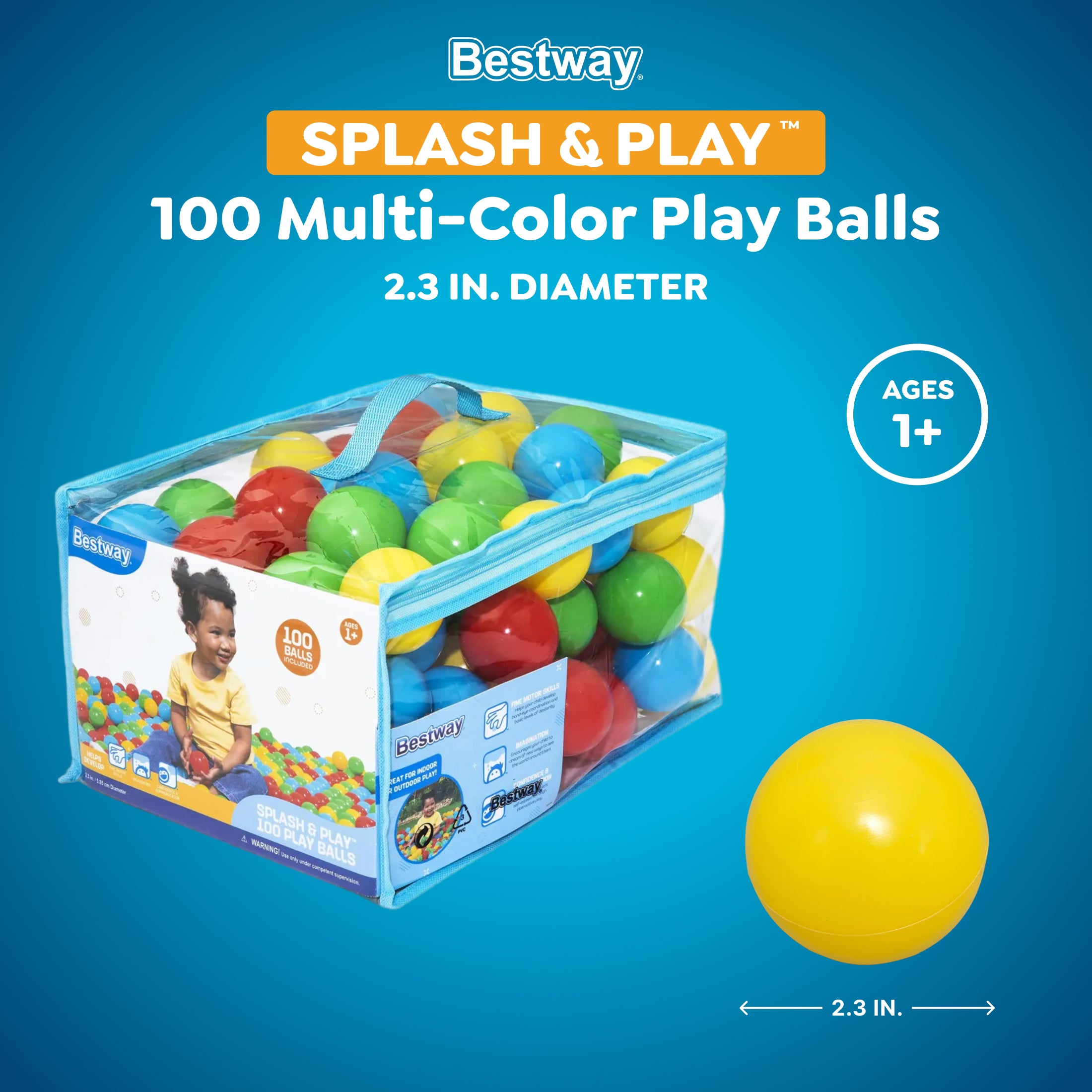 Bestway Splash & Play 100 Play Balls