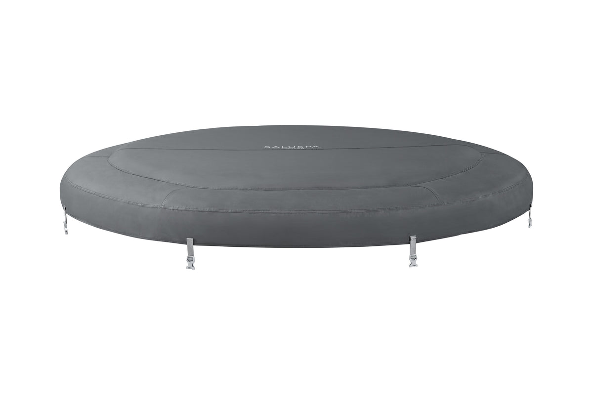 SaluSpa 85" x 28" Monaco AirJet Hot Tub Top Leatheroid Cover Replacement, Gray