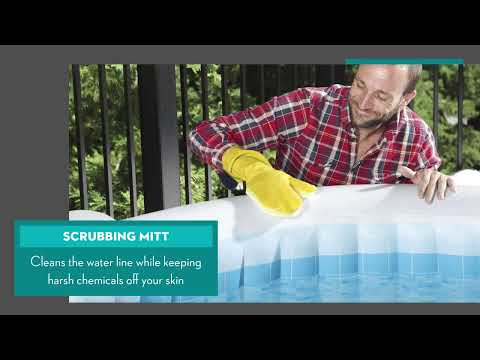 Cargar vídeo: Juego de herramientas de limpieza todo en uno Bestway SaluSpa de 3 piezas para spa