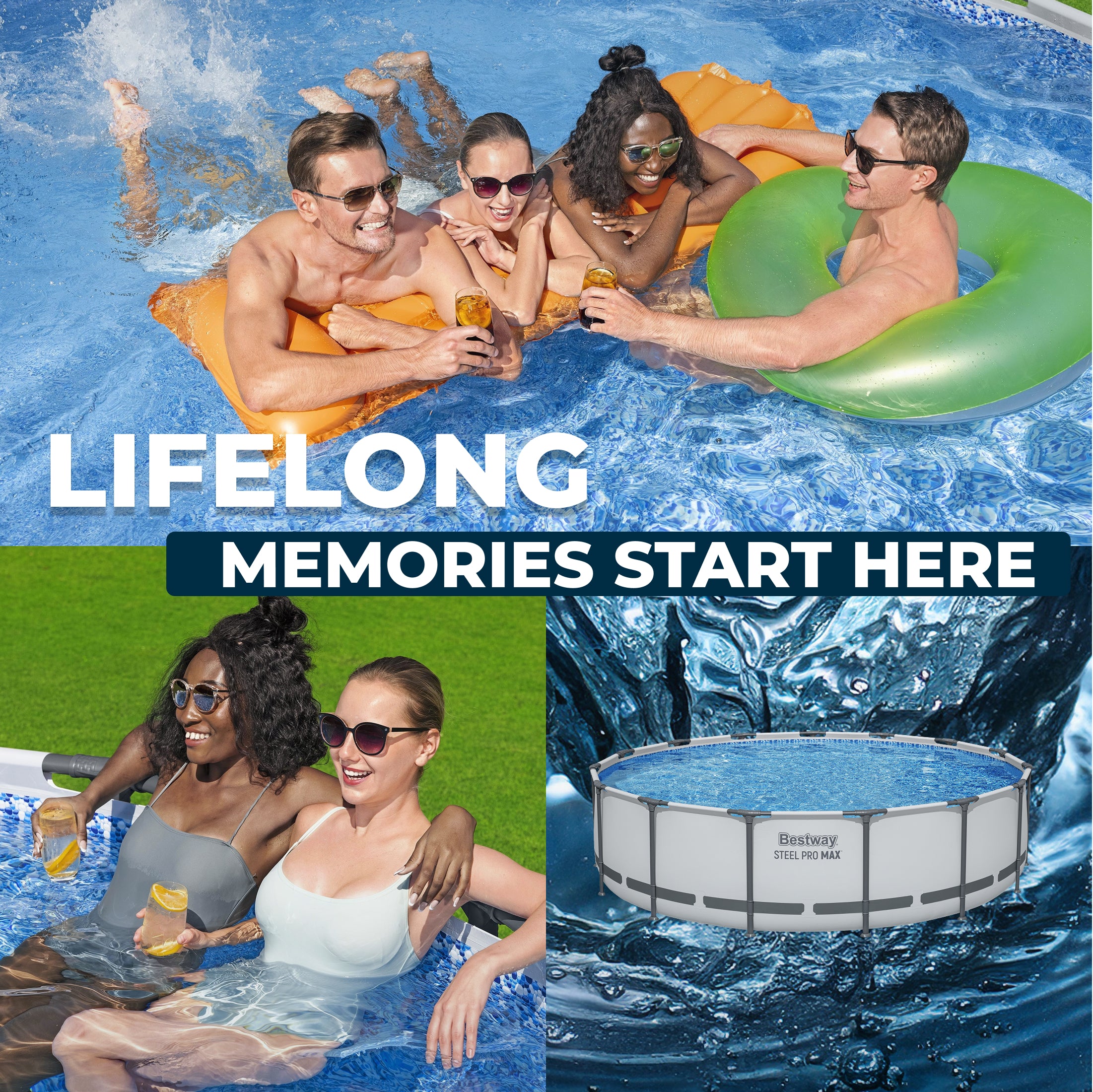 Bestway Steel Pro MAX Above Ground Pool Set 15' x 42"