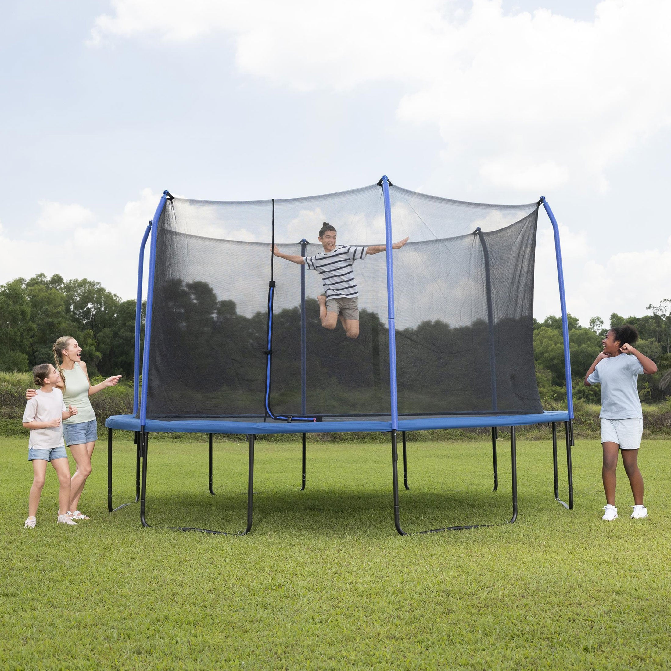 Bestway Xtreme Air 14' Kids Outdoor Trampoline