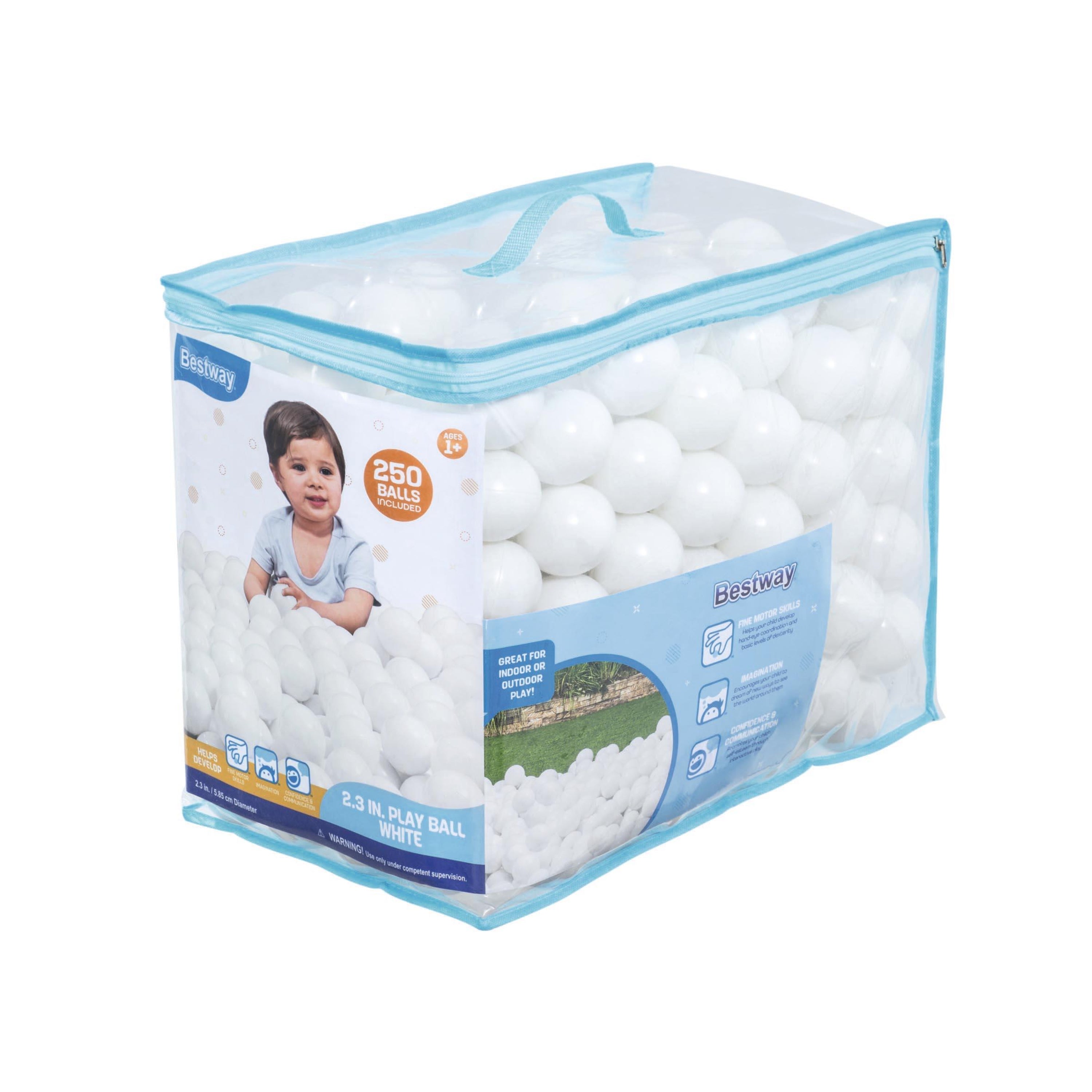 Pelotas de juego Bestway 250, blancas