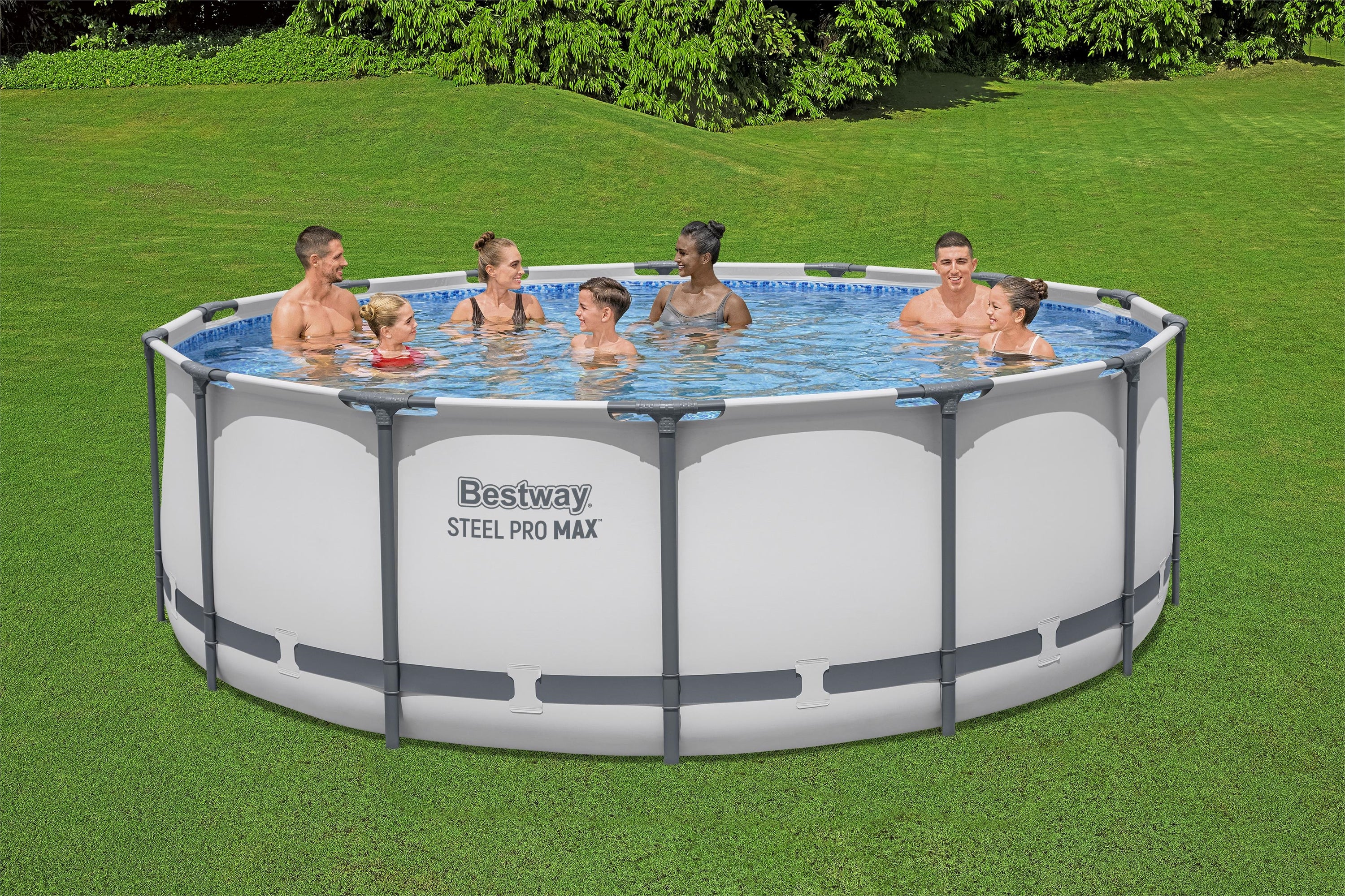 Bestway Steel Pro MAX 14' x 48" Above Ground Pool Set Round
