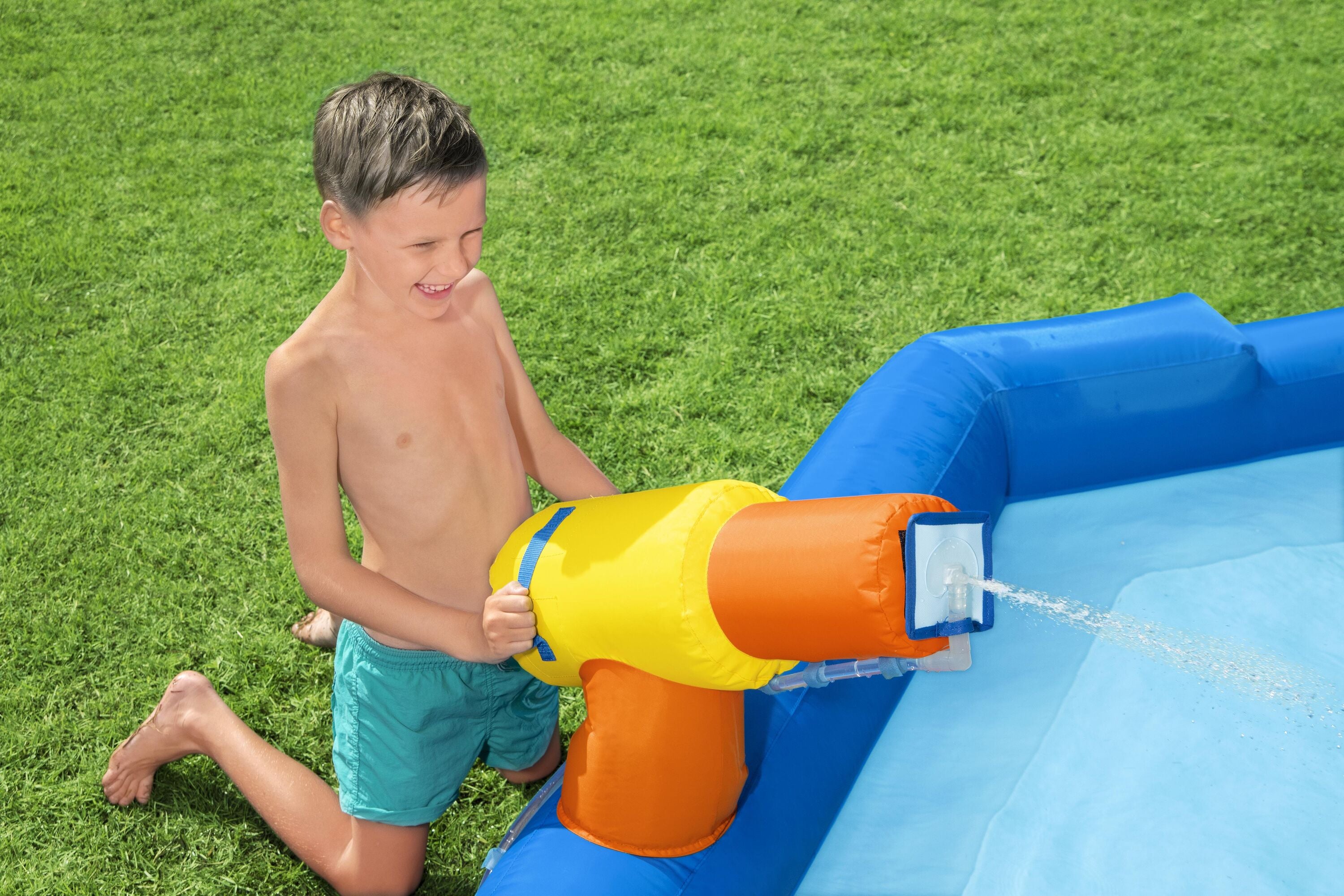H2OGO! Wild Tide Kids Inflatable Water Park 19’ 8”