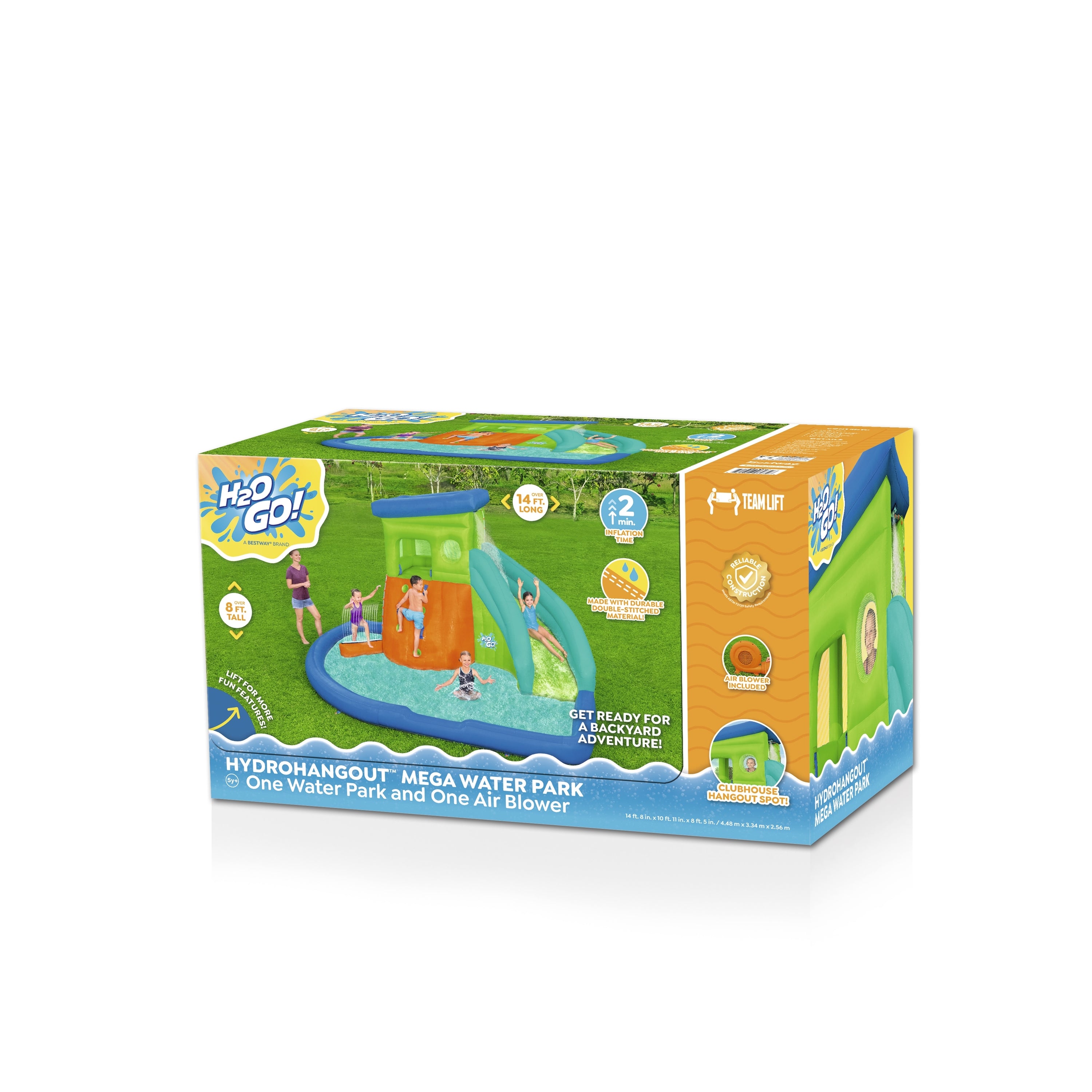 H2OGO! HydroHangout Kids Inflatable Water Park 8'5"