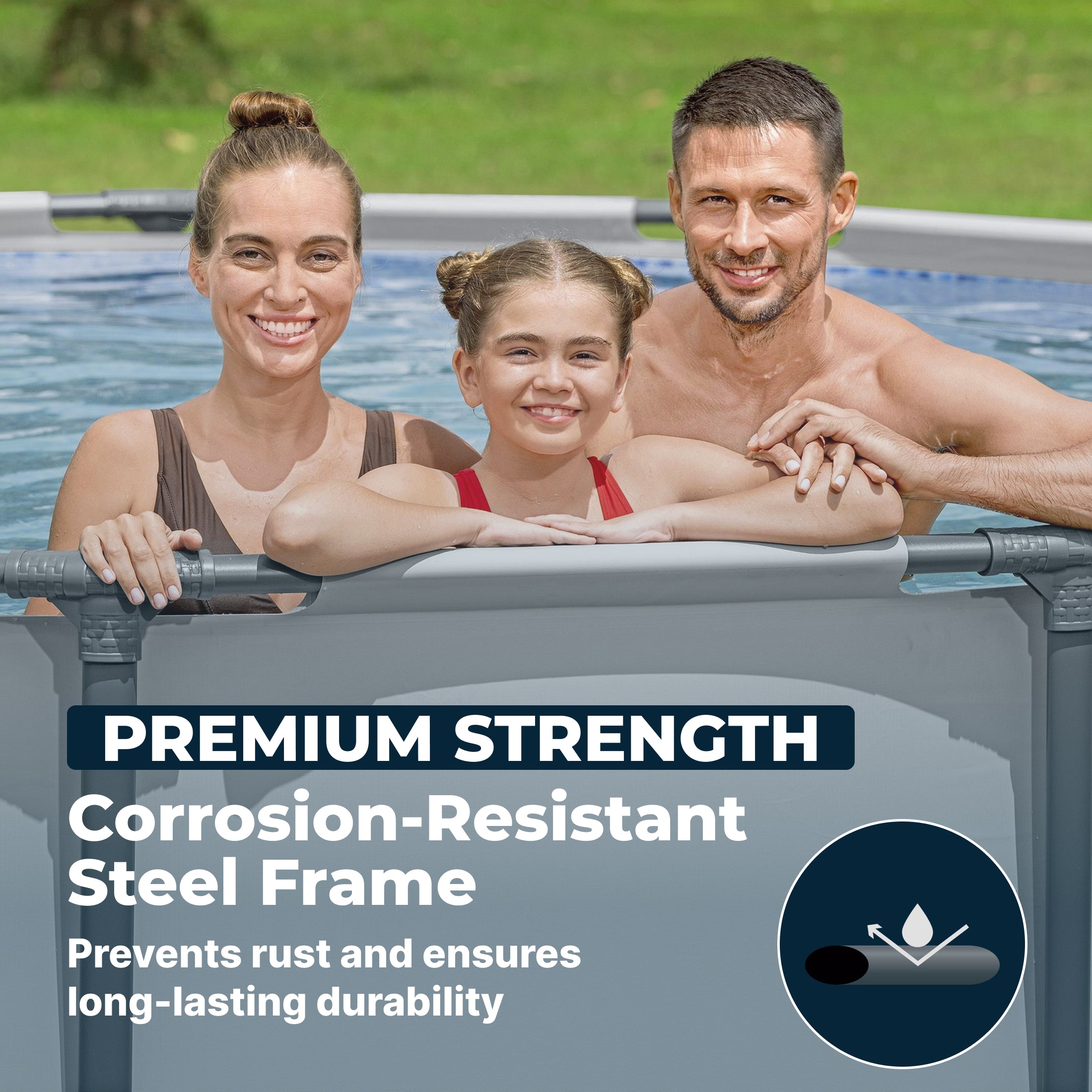 Piscina elevada redonda Bestway Steel Pro MAX de 14' x 48"