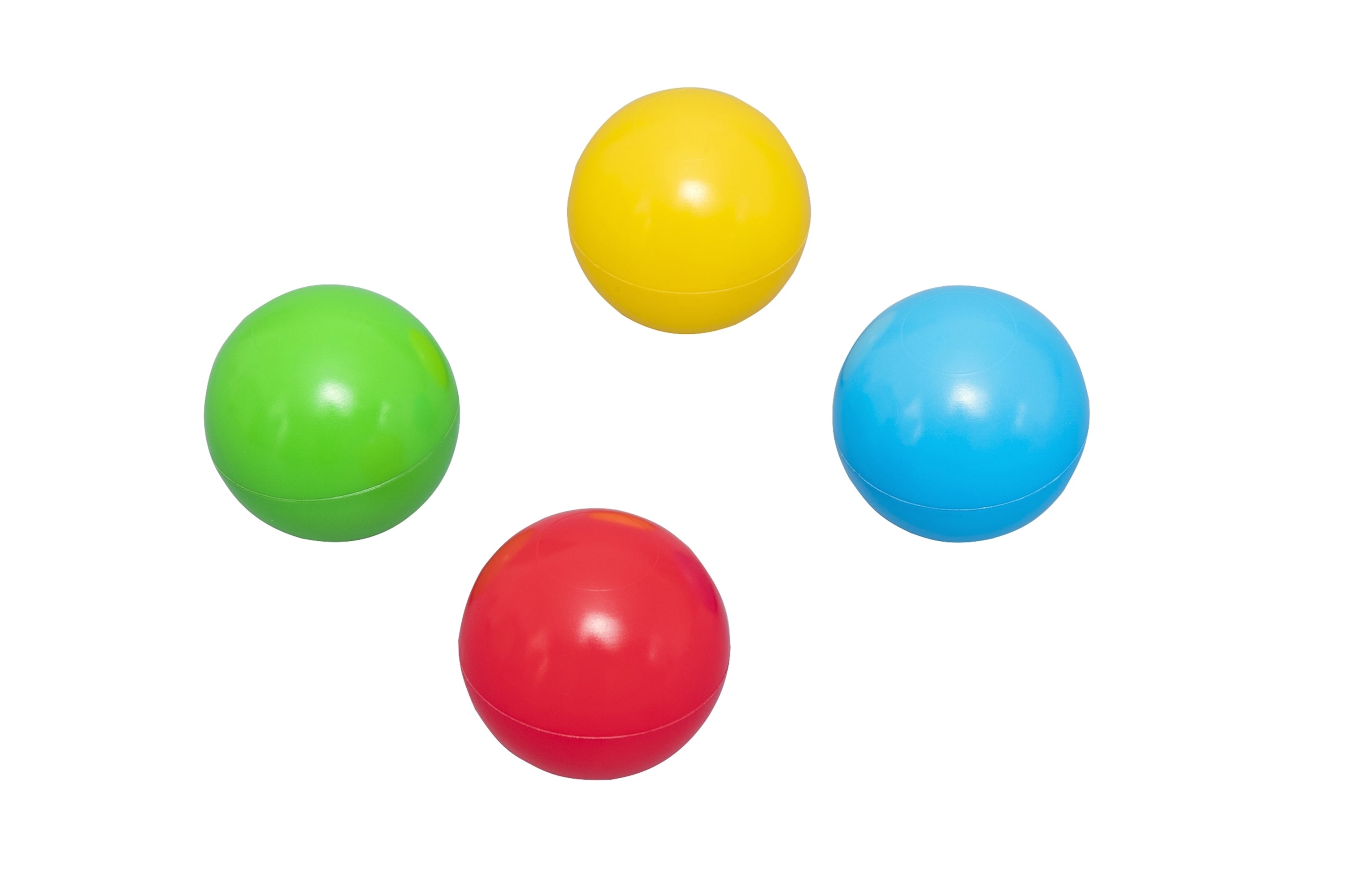 Bestway Splash & Play Lot de 250 balles pour piscine à balles, multicolore, 5,8 cm, à partir de 1 an | Balles de jeu en plastique robuste, utilisables avec ou sans eau, matériau résistant à la perforation, développement de la motricité, couture hermétique