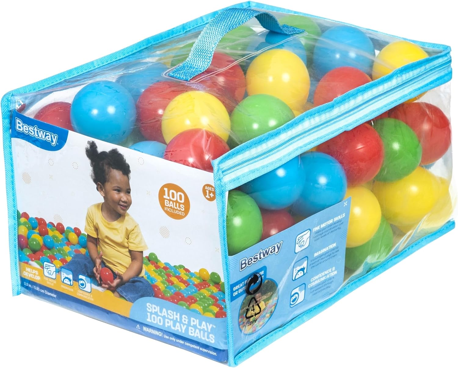 Bestway Splash &amp; Play 100 pelotas de juego