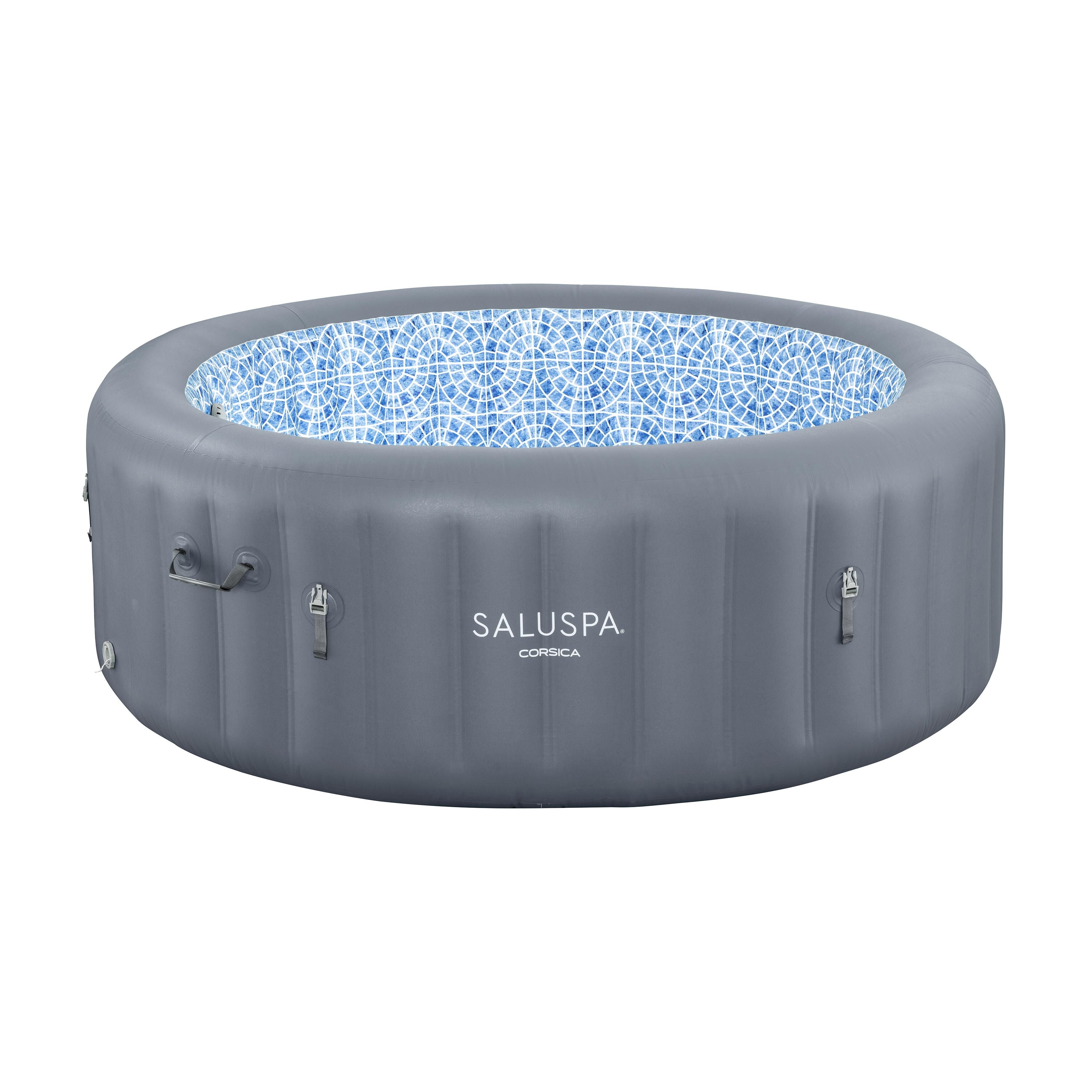 SaluSpa Corsica AirJet Hot Tub Liner Replacement, Gray