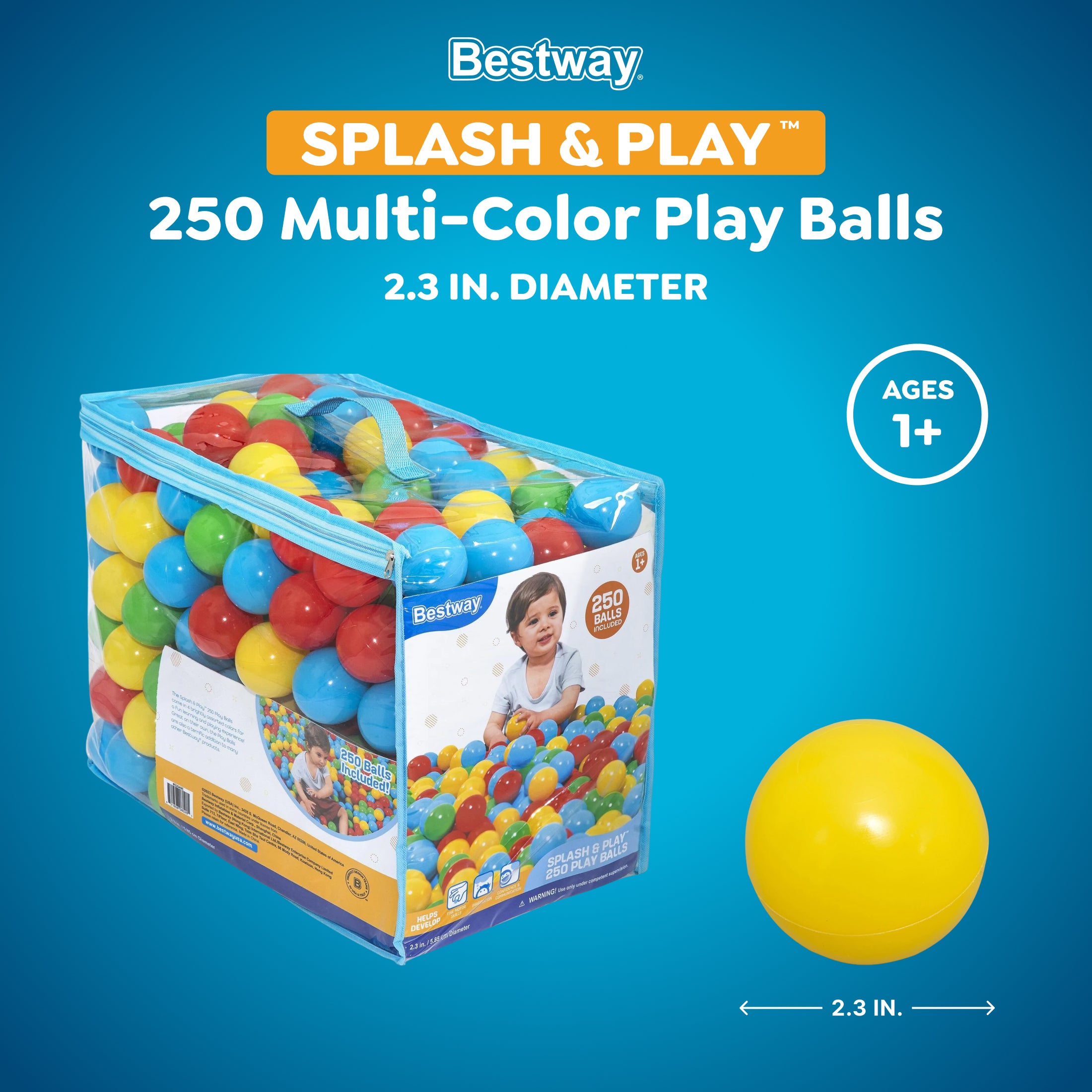 Bestway Splash & Play 250 Play Balls