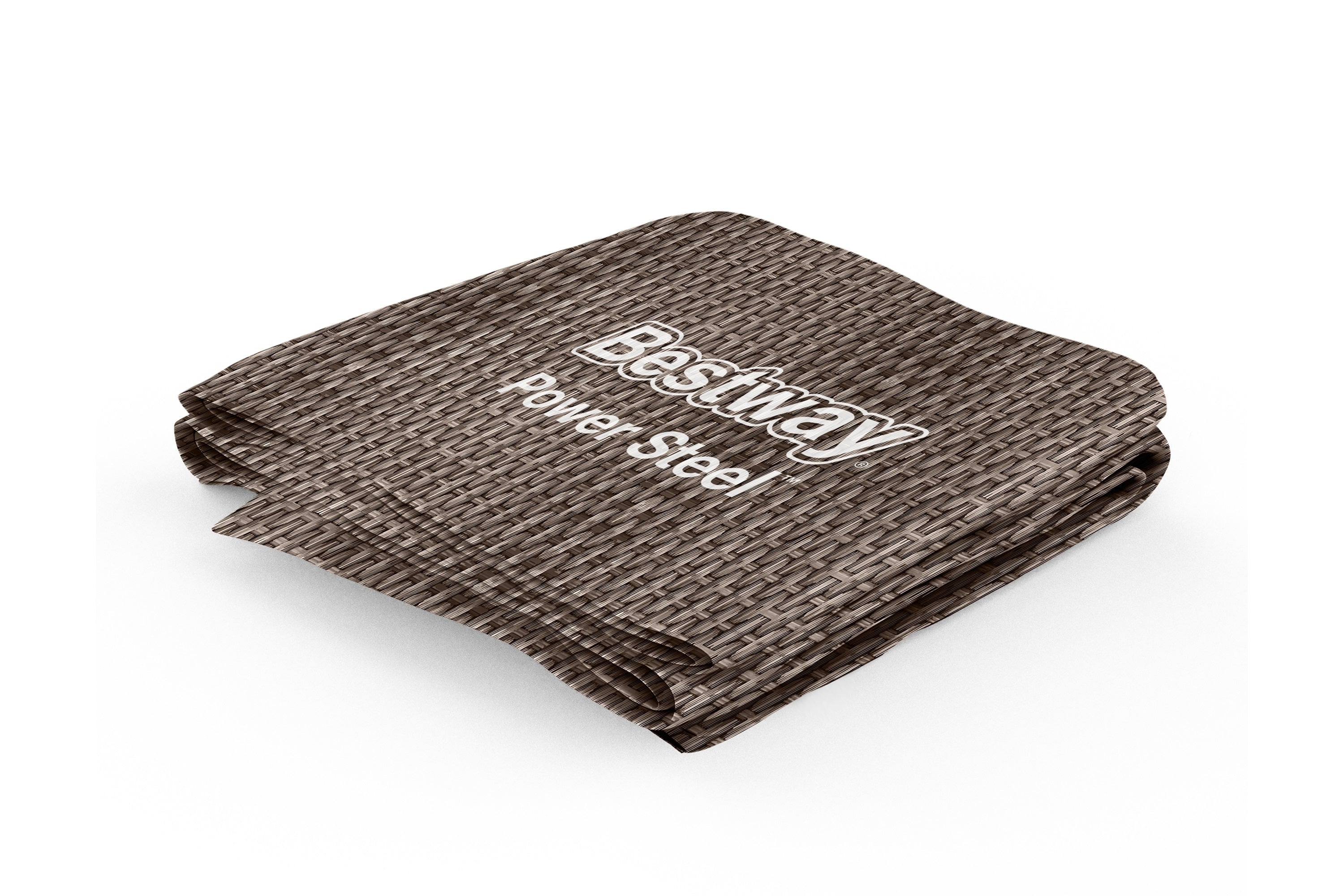 Power Steel Swim Vista Series 17' x 10' x 42" Oval Above Ground Pool Liner Replacement, Brown