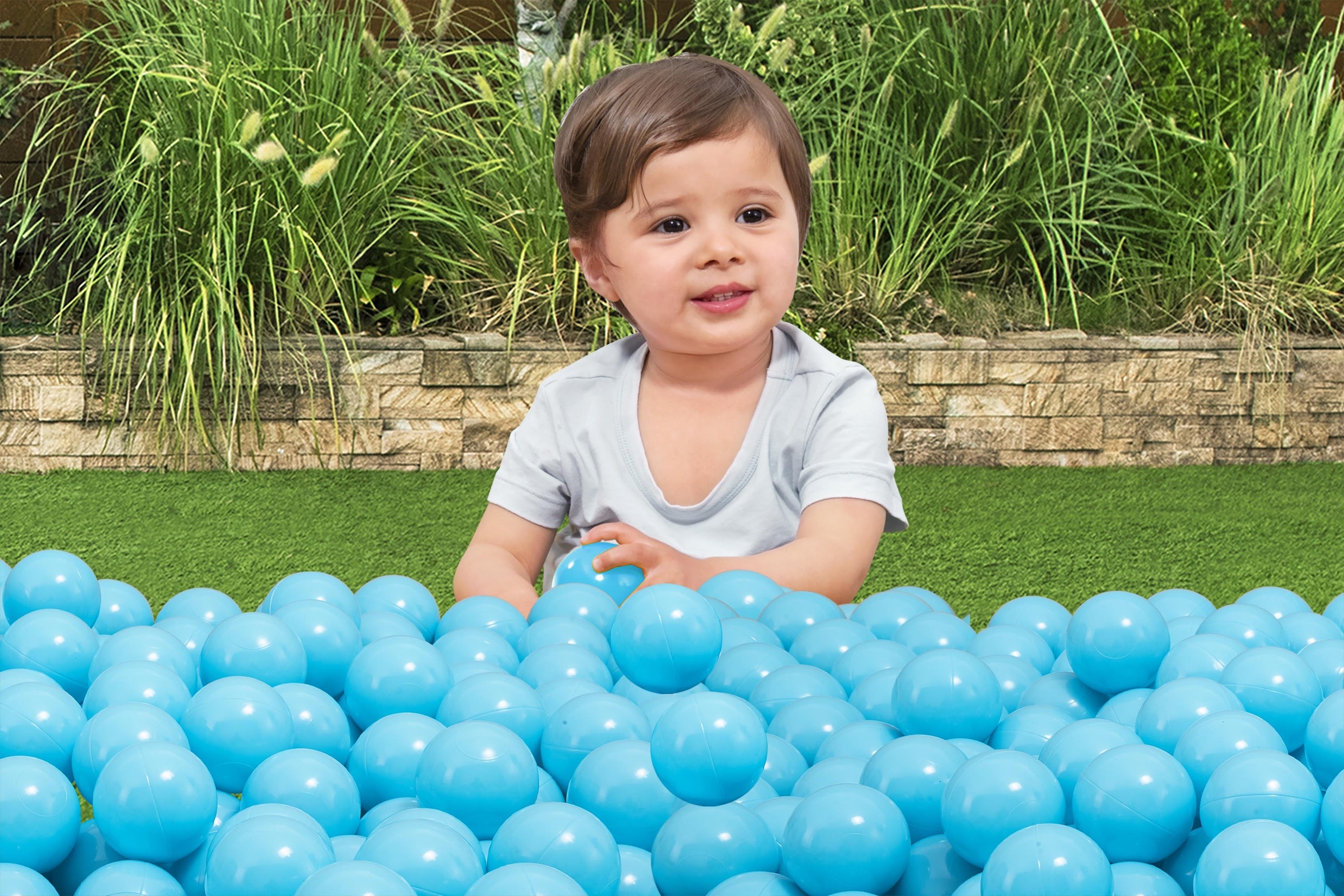 Bestway 250 Play Balls, Light Blue