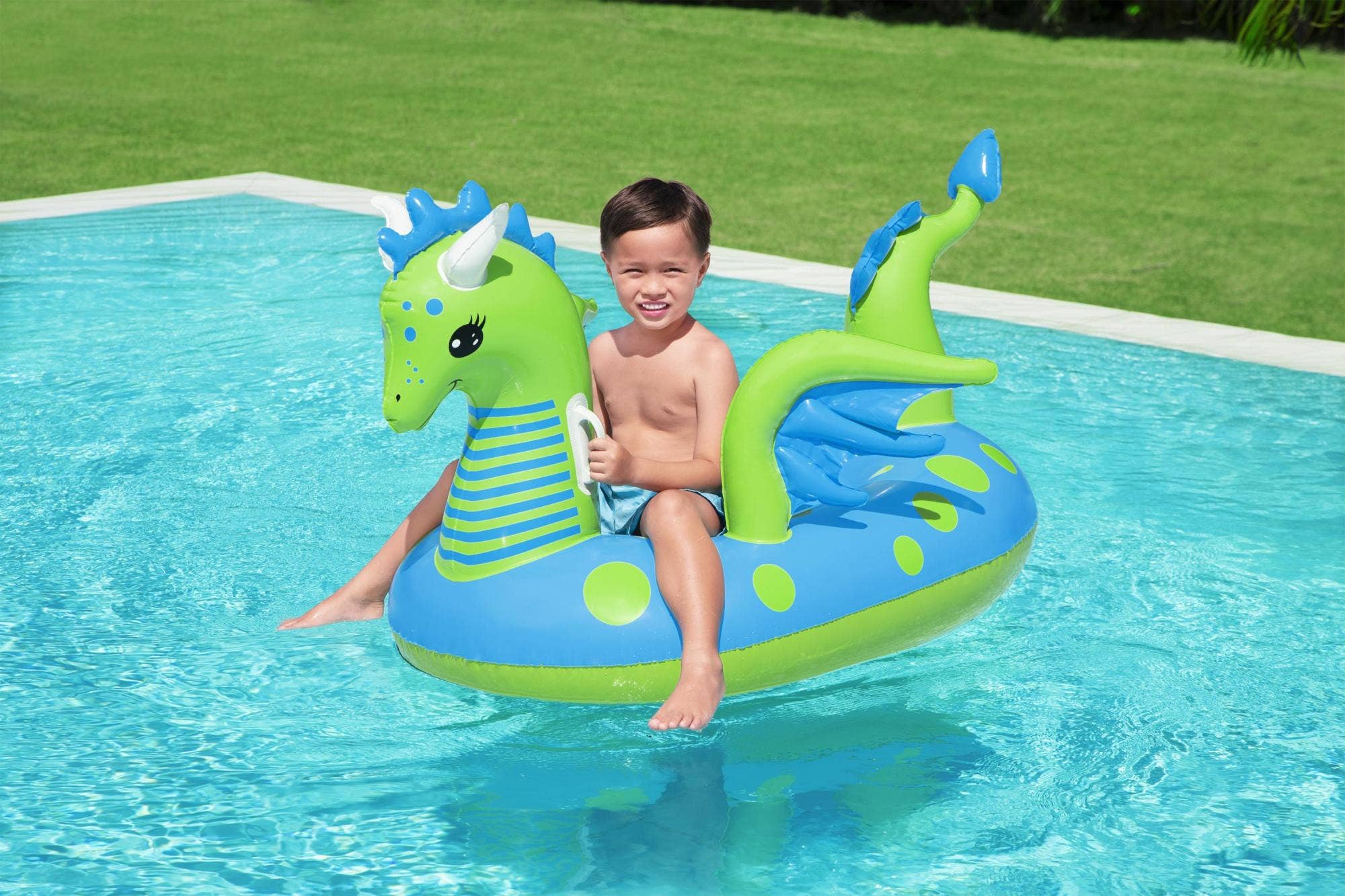 H2OGO! Fantasy Dragon Kids Ride-On Pool Float