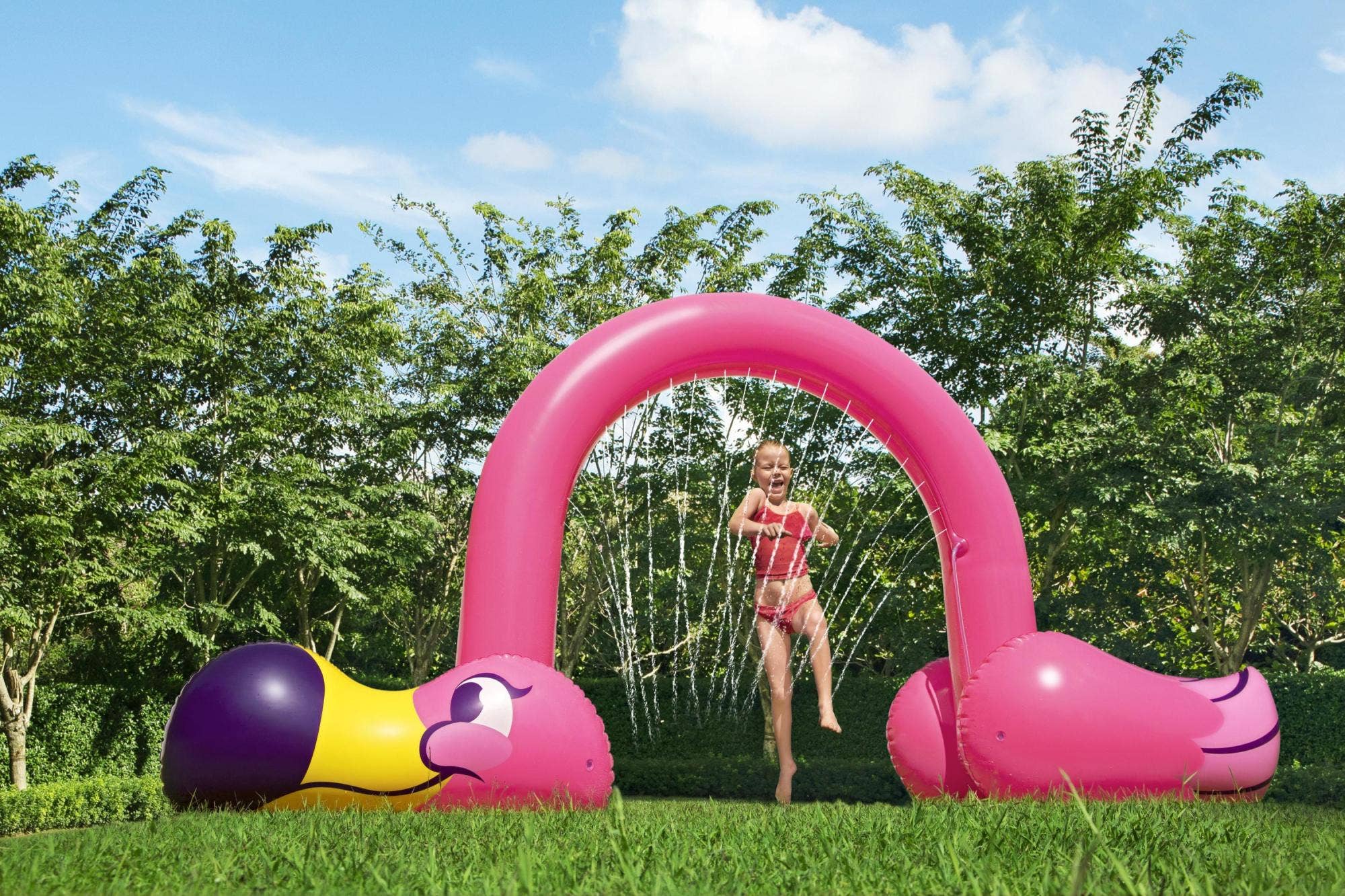 H2OGO! Jumbo Pink Flamingo Inflatable Child Stationary