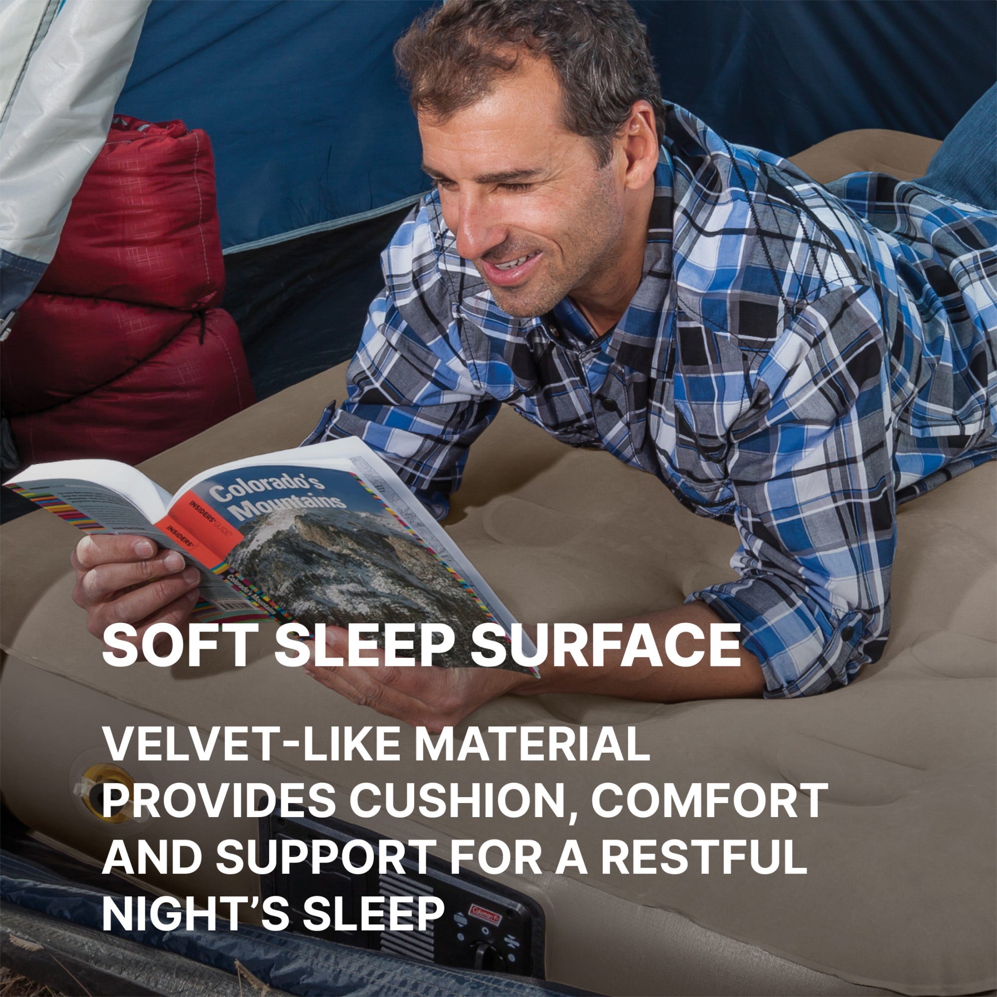 Coleman QuickBed Elite Extra-High Twin Air Mattress with